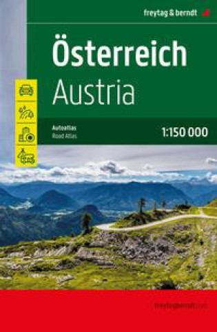 Kniha Österreich Supertouring, Autoatlas 1:150.000, freytag & berndt 