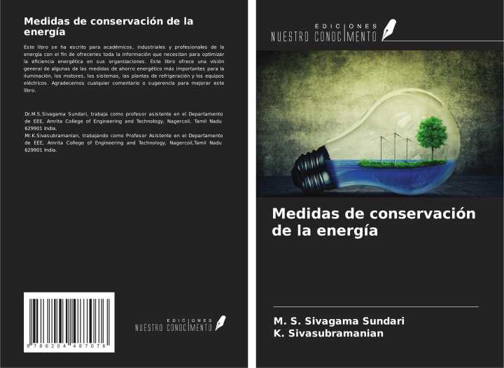 Knjiga Medidas de conservación de la energía K. Sivasubramanian