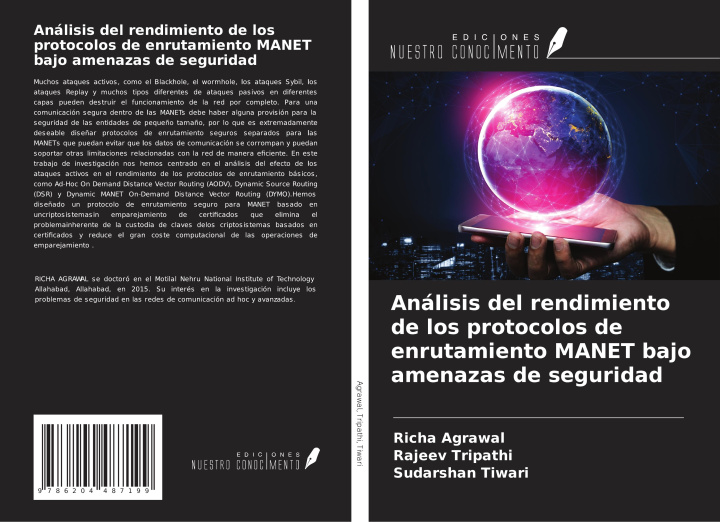 Kniha Análisis del rendimiento de los protocolos de enrutamiento MANET bajo amenazas de seguridad Rajeev Tripathi