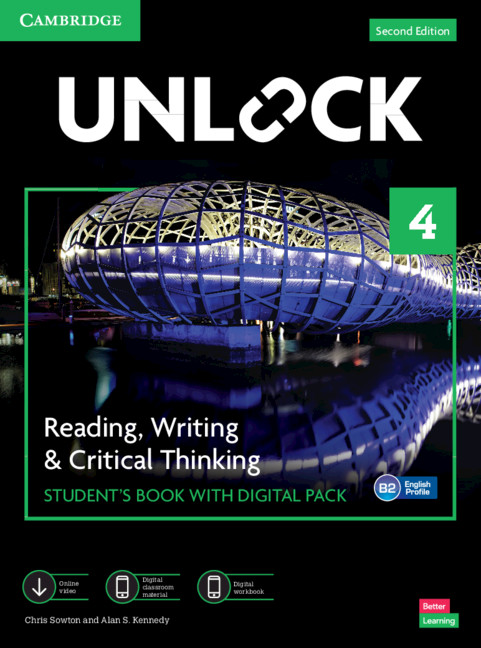 Carte Unlock Level 4 Reading, Writing and Critical Thinking Student's Book with Digital Pack Chris Sowton