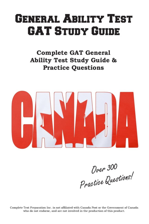 Knjiga General Ability Test GAT Study Guide Complete Test Preparation Inc.