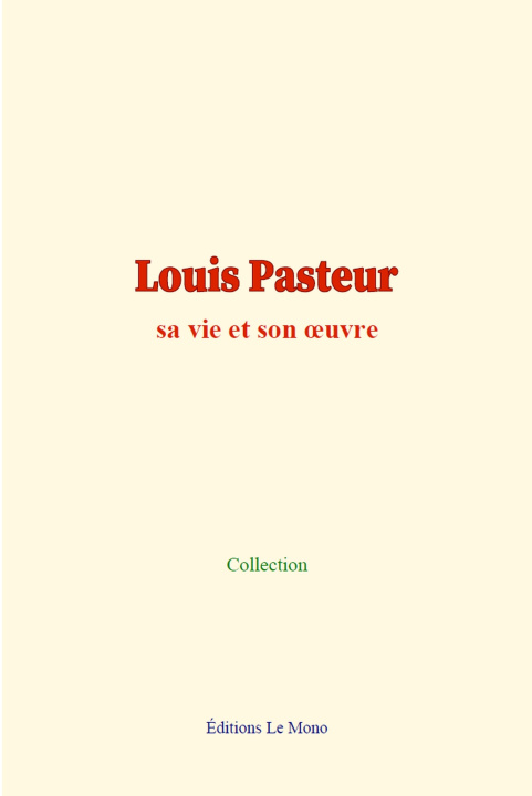 Book Louis Pasteur Collection