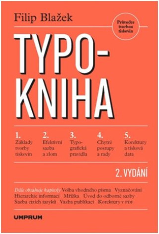 Könyv Typokniha Filip Blažek