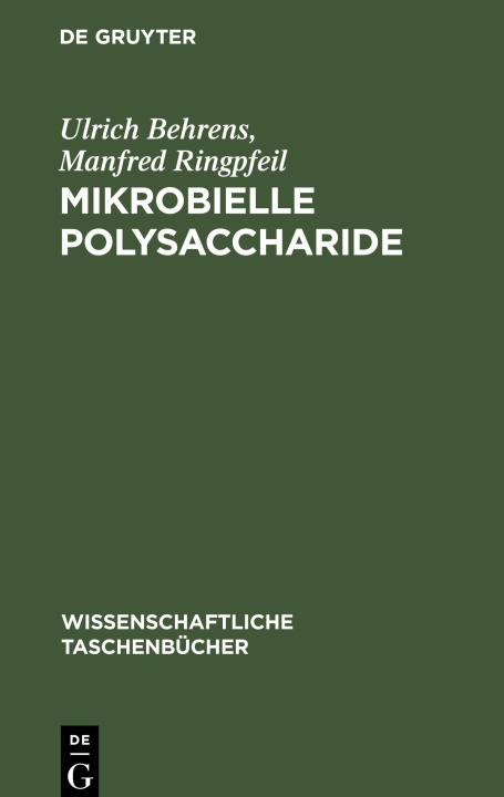Book Mikrobielle Polysaccharide Manfred Ringpfeil