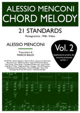 Книга Chord melody, 21 standard Alessio Menconi