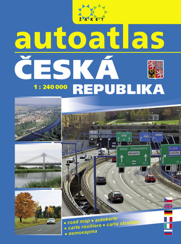 Tiskovina Autoatlas Česká republika 1:240 000 