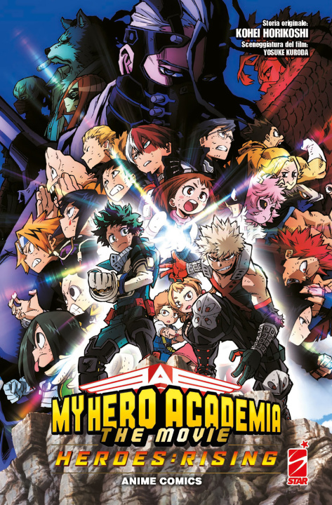 Carte Heroes: rising. My Hero Academia the movie Kohei Horikoshi