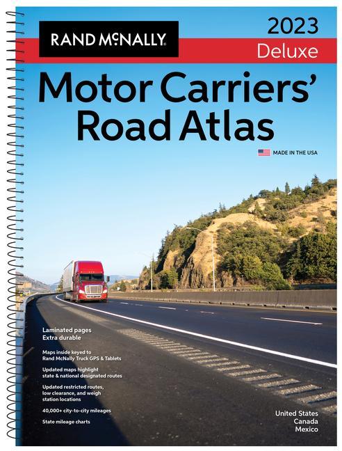 Kniha Rand McNally 2023 Deluxe Motor Carriers' Road Atlas 