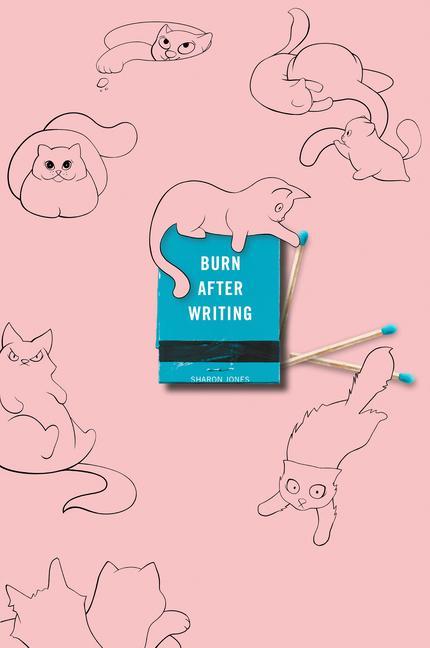 Carte Burn After Writing (Purple with Cats) 
