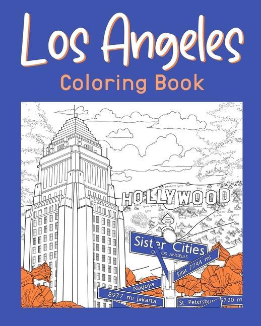 Kniha Los Angeles Coloring Book PAPERLAND