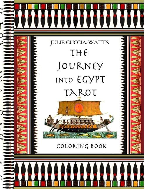 Book Journey into Egypt Tarot Coloring Book 