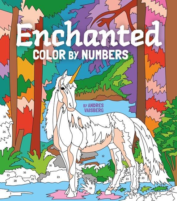 Kniha Enchanted Color by Numbers Diego Vaisberg