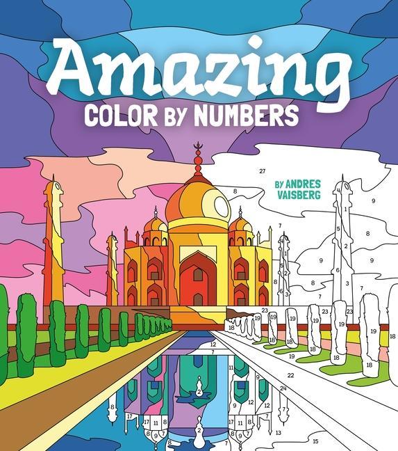 Книга Amazing Color by Numbers 