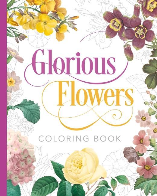Carte Glorious Flowers Coloring Book 