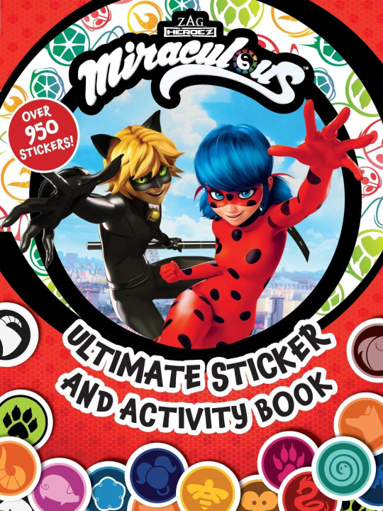 Carte Miraculous: Ultimate Sticker and Activity Book: 100% Official Tales of Ladybug & Cat Noir, as Seen on Disney and Netflix! 