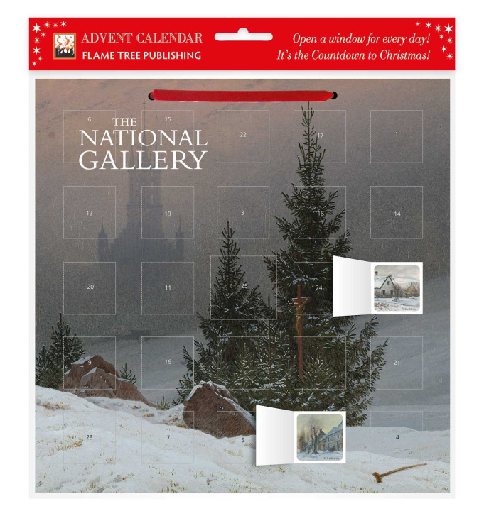 Kalendár/Diár National Gallery Advent Calendar (with stickers) 