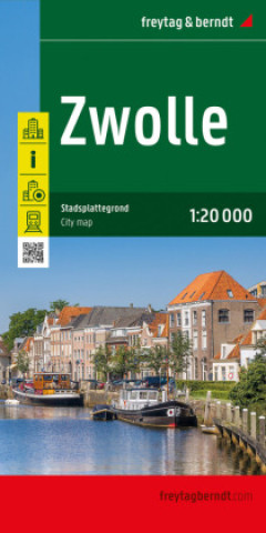 Articles imprimés Zwolle, Stadtplan 1:20.000, freytag & berndt 