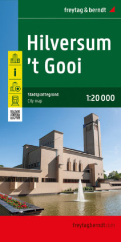 Tlačovina Hilversum / 't Gooi, Stadtplan 1:20.000, freytag & berndt 