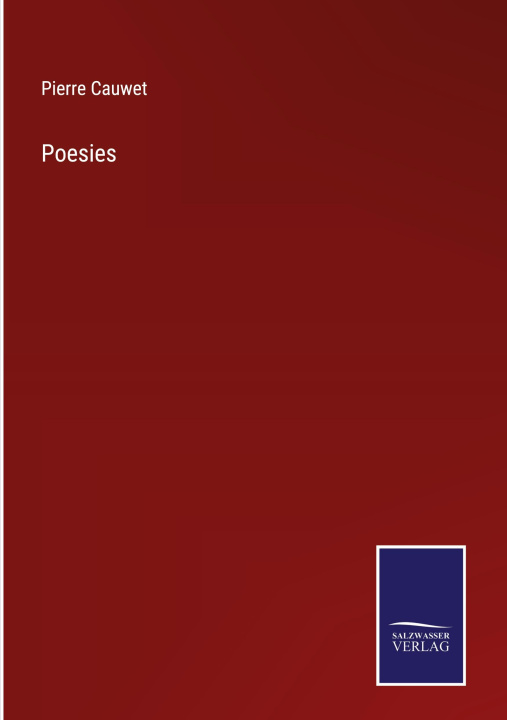 Kniha Poesies Pierre Cauwet