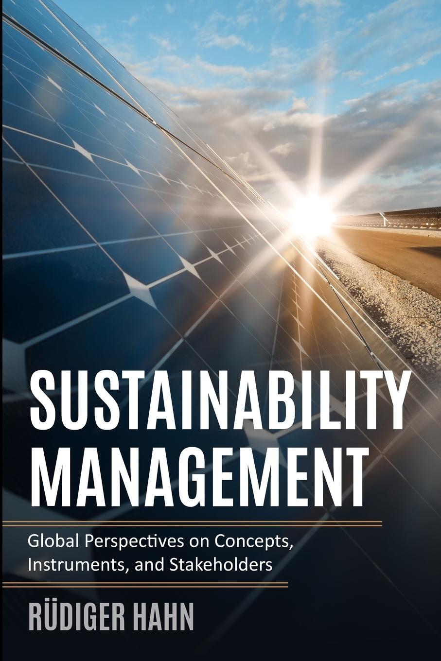 Könyv Sustainability Management R DIGER HAHN