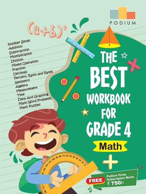 Book Best Math Workbook for Grade 4 PODIUM SCHOOL
