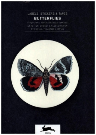 Könyv Butterflies: Label & Sticker Book Pepin van Roojen