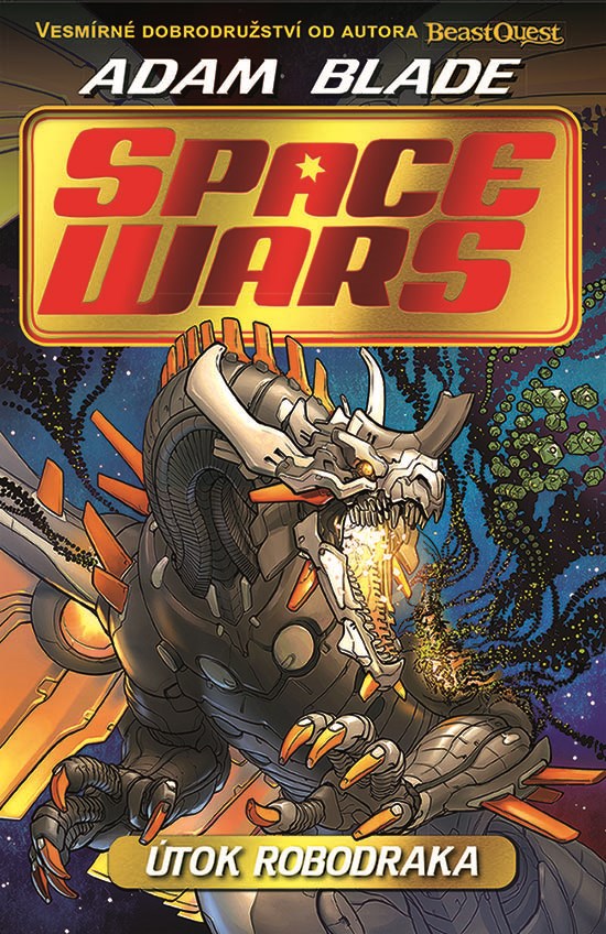 Book Space Wars Útok robodraka Adam Blade