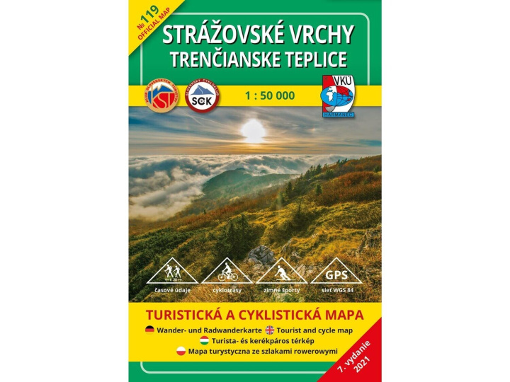 Tlačovina Strážovské vrchy - Trenčianske Teplice TM 119 