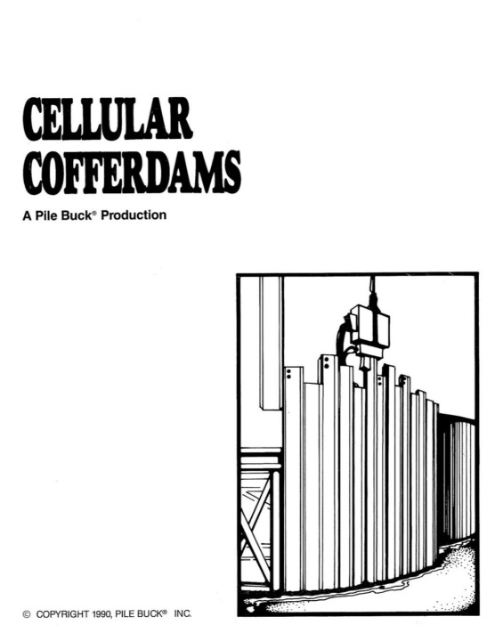 Knjiga Cellular Cofferdams Pile Buck