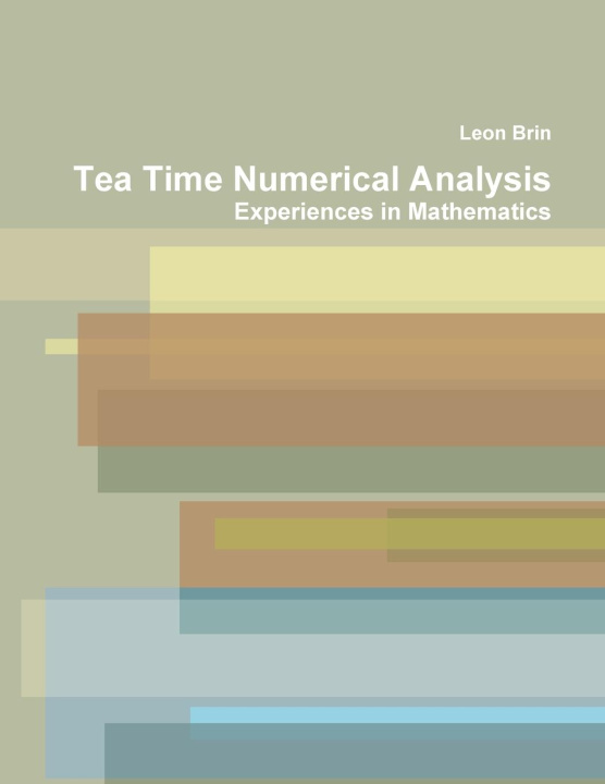 Boek Tea Time Numerical Analysis BRIN