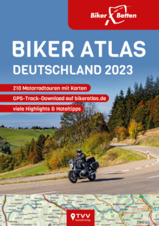 Carte Biker Atlas DEUTSCHLAND 2023 Bikerbetten - TVV Touristik Verlag GmbH