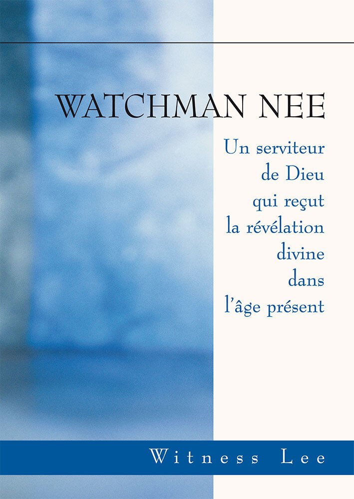 Knjiga Watchman Nee WITNESS