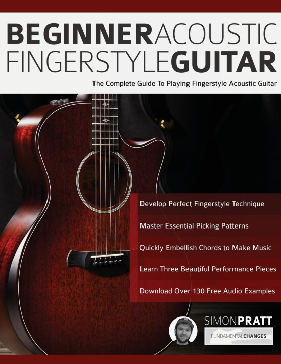 Book Beginner Acoustic Fingerstyle Guitar Joseph Alexander