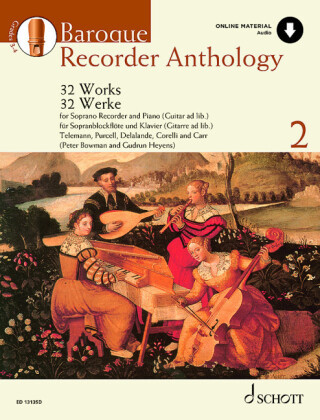 Materiale tipărite Baroque Recorder Anthology 2 Peter Bowman