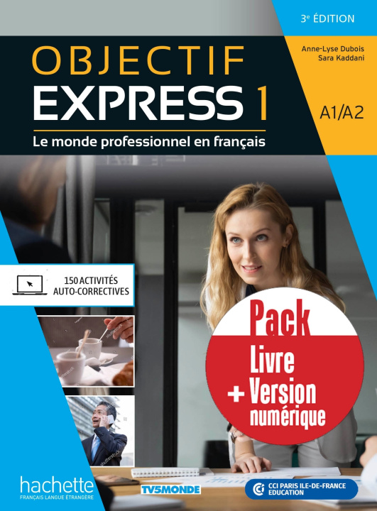 Carte Objectif Express 1 3ème édition-Pack Livre de l'élève + version numérique 