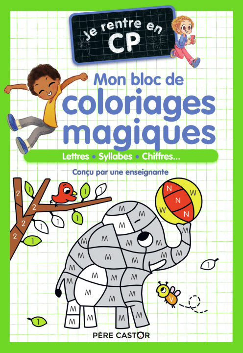 Kniha Mon bloc de coloriages magiques - CP Magdalena