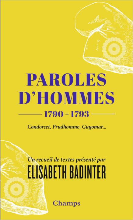Book Paroles d'hommes Badinter