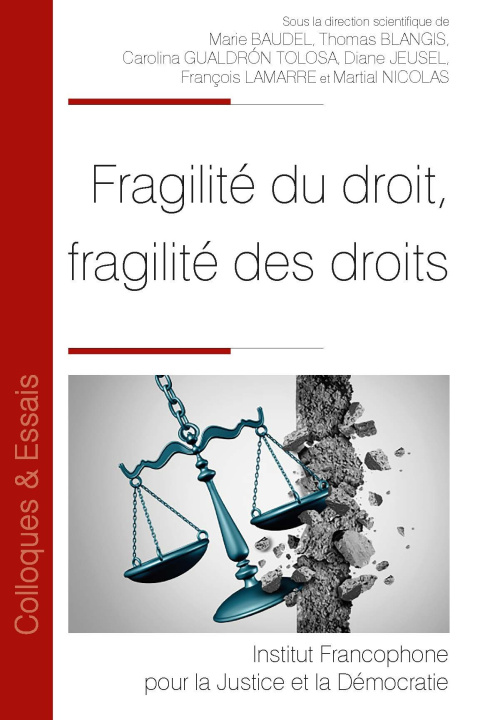 Könyv Fragilité du droit, Fragilités des droits Jeusel