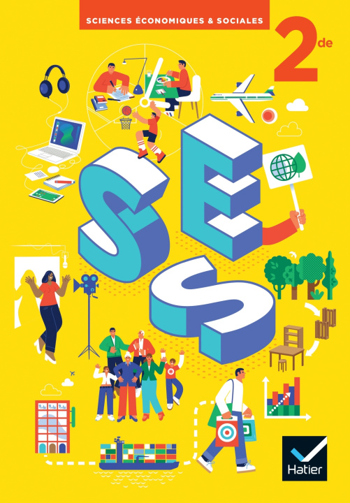 Carte SES Sciences économiques et sociales 2de - Ed. 2022 - Livre élève Didier Anselm