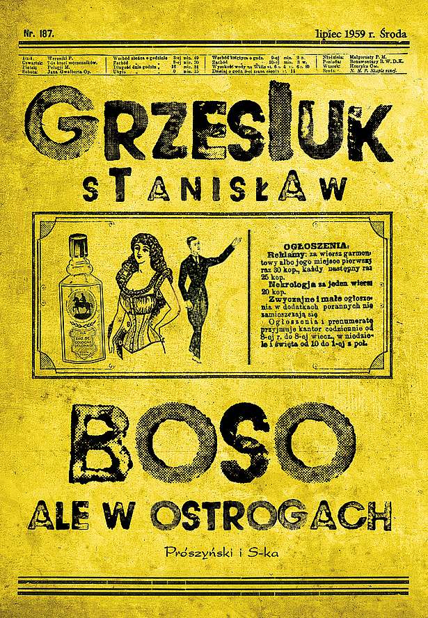 Book Boso ale w ostrogach wyd. specjalne Stanisław Grzesiuk