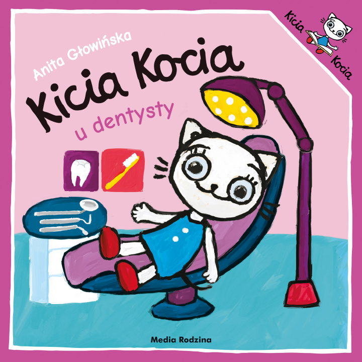 Könyv Kicia Kocia u dentysty Głowińska Anita