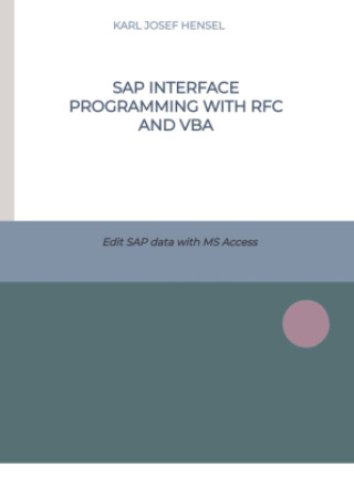 Carte SAP interface programming with RFC and VBA 