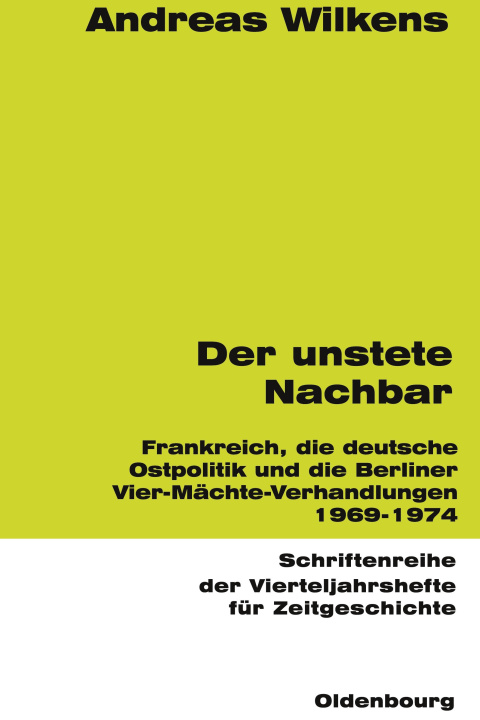 Kniha Der unstete Nachbar Andreas Wilkens