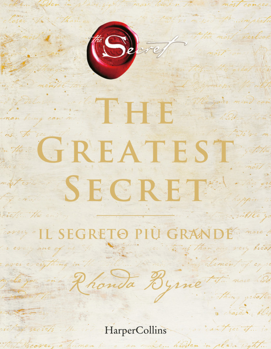 Kniha greatest secret. Il segreto più grande Rhonda Byrne