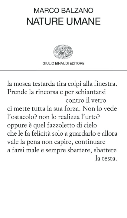 Buch Nature umane Marco Balzano