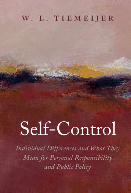 Knjiga Self-Control W. L. Tiemeijer