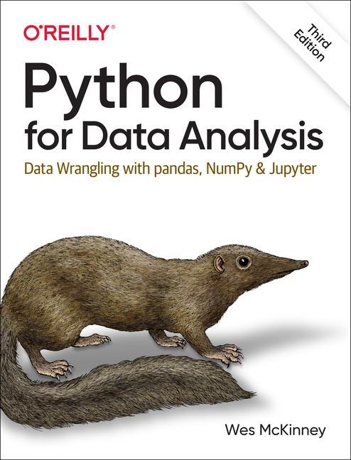 Carte Python for Data Analysis 3e Wes Mckinney