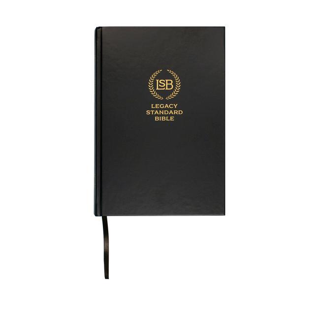 Kniha Lsb Large Print Wide Margin Black Hardcover 