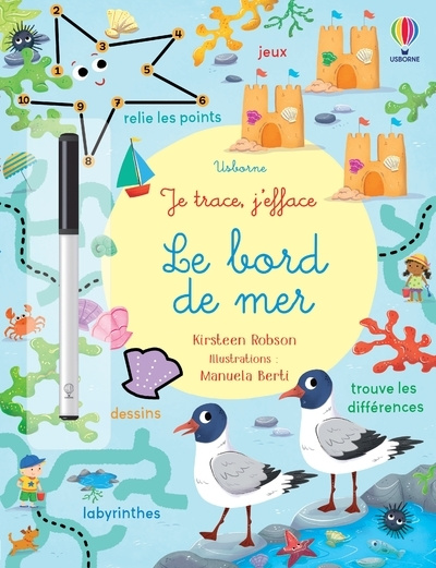 Knjiga Le bord de mer - Je trace, j'efface Kirsteen Robson