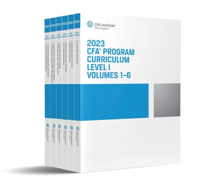 Книга 2023 CFA Program Curriculum Level I Box Set 